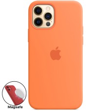 Силикон Original MagSafe Case Apple iPhone 12 / 12 Pro (Kumquat)
