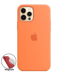 Силикон Original MagSafe Case Apple iPhone 12 / 12 Pro (Kumquat)