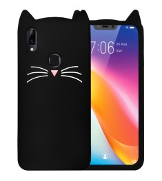 Силикон Kitty Case Vivo Y85 (Чёрный)