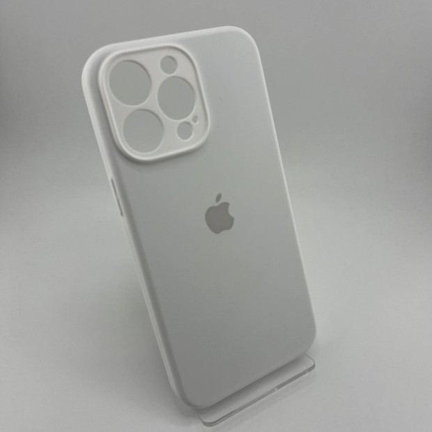 Силикон Original RoundCam Case Apple iPhone 15 Pro Max (06) White