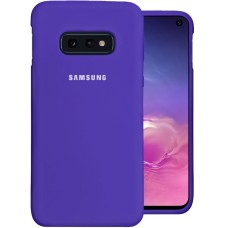 Силиконовый чехол Original Case (HQ) Samsung Galaxy S10e (Фиолетовый)