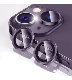 Защитное стекло на камеру Metal Armor Apple iPhone 14 / 14 Plus Purple