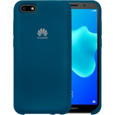 Силикон Original Case Huawei Y5 Prime (2018) / Honor 7A (Сине-зелёный)