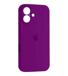 Силикон Original RoundCam Case Apple iPhone 16 (28) Brinjal