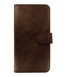 Чехол-книжка Leather Book Xiaomi Redmi 6 (Тёмно-коричневый)