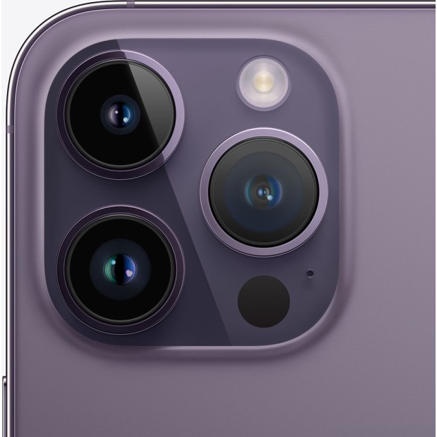 Мобильный телефон Apple iPhone 14 Pro Max 256Gb E-Sim (Deep Purple) (Grade A) 91% Б/У