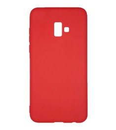 Силиконовый чехол Multicolor Samsung J6 Plus (2018) J610 (красный)