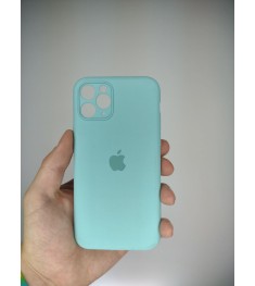 Силикон Original RoundCam Case Apple iPhone 11 Pro (23) Sea Blue