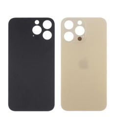 Заднее стекло корпуса для Apple iPhone 13 Pro Gold (золотое) маленький вырез под..