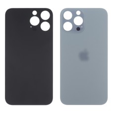 Заднее стекло корпуса для Apple iPhone 13 Pro Max Sierra Blue (синее) маленький вырез под камеру