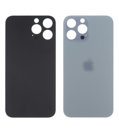 Заднее стекло корпуса для Apple iPhone 13 Pro Max Sierra Blue (синее) маленький ..