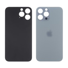 Заднее стекло корпуса для Apple iPhone 13 Pro Sierra Blue (синее) маленький вырез под камеру