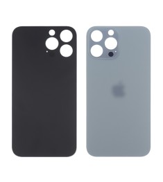 Заднее стекло корпуса для Apple iPhone 13 Pro Sierra Blue (синее) маленький выре..