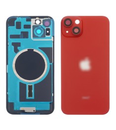 Заднее стекло корпуса для Apple iPhone 14 Plus Red (красное) с рамкой и стеклом ..