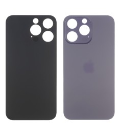 Заднее стекло корпуса для Apple iPhone 14 Pro Max Deep Purple (фиолетовое) мален..
