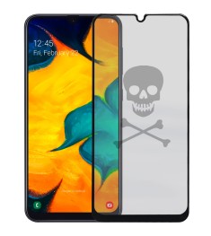 Защитное стекло 5D Picture Samsung Galaxy A20 / A30 / A50 (2019) Black (Skull)