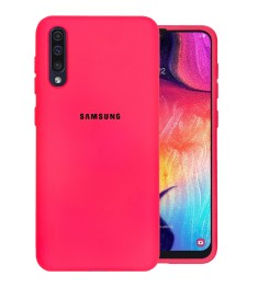 Силикон Original Case (HQ) Samsung Galaxy A50 / A50s (2019) (Малиновый)