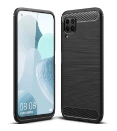 Силикон Polished Carbon Huawei P40 Lite (Чёрный)