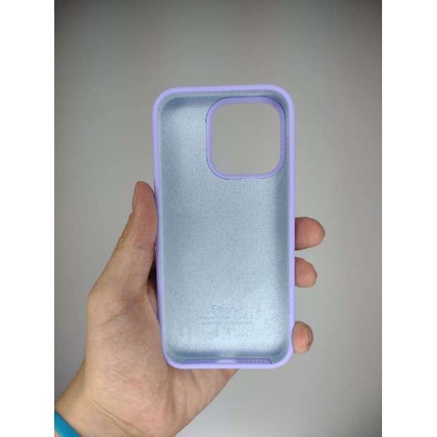 Силикон Original Round Case Apple iPhone 15 Pro (43) Glycine