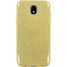 Силикон Glitter Samsung Galaxy J5 (2017) J530 (Золотой)