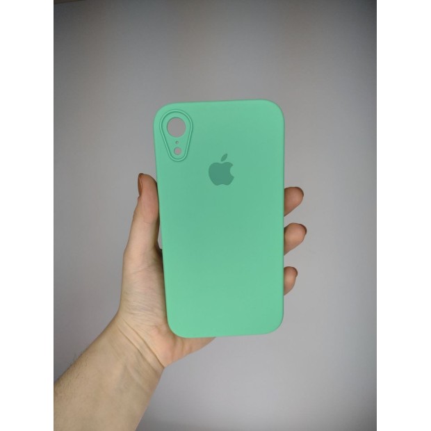 Силикон Original RoundCam Case Apple iPhone XR (49) Aquamarine