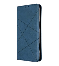 Чехол-книжка Leather Book Xiaomi Redmi Note 9 / Redmi 10X (Тёмно-синий)
