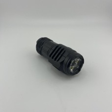 Фонарик LED L-S60 с аккумулятором 600mAh (Чёрный)