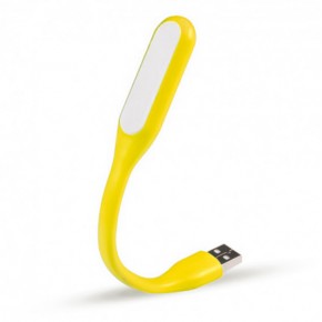 Гибкая USB лампа-фонарик USB LED Light (Жёлтый)
