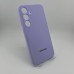 Чехол Silicone Case Samsung Galaxy S24 Plus (Фиалковый)