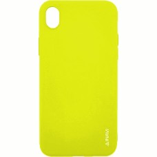 Силиконовый чехол iNavi Color iPhone X / XS (желтый)