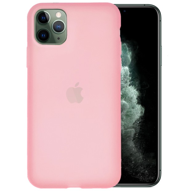 Силикон TPU Latex Apple iPhone 11 Pro Max (Розовый)