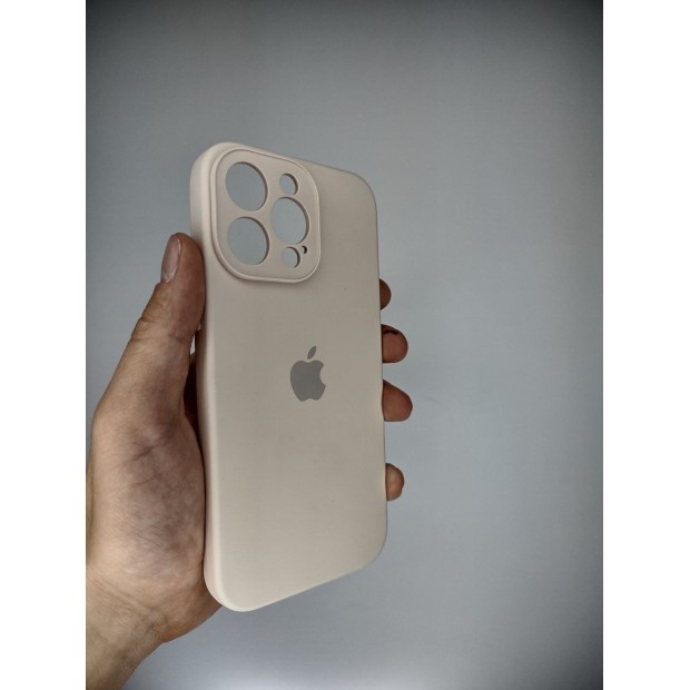 Силикон Original RoundCam Case Apple iPhone 14 Pro Max (08) Pink Sand