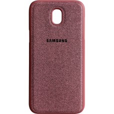 Силікон Textile Samsung Galaxy J5 (2017) J530 (Бордовий)