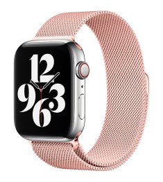 Ремешок Milanese Loop Apple Watch 42 / 44 mm (Pink Sand)