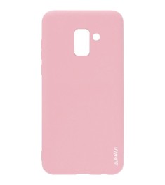 Силиконовый чехол iNavi Color Samsung Galaxy A6 (2018) A600 (персик)
