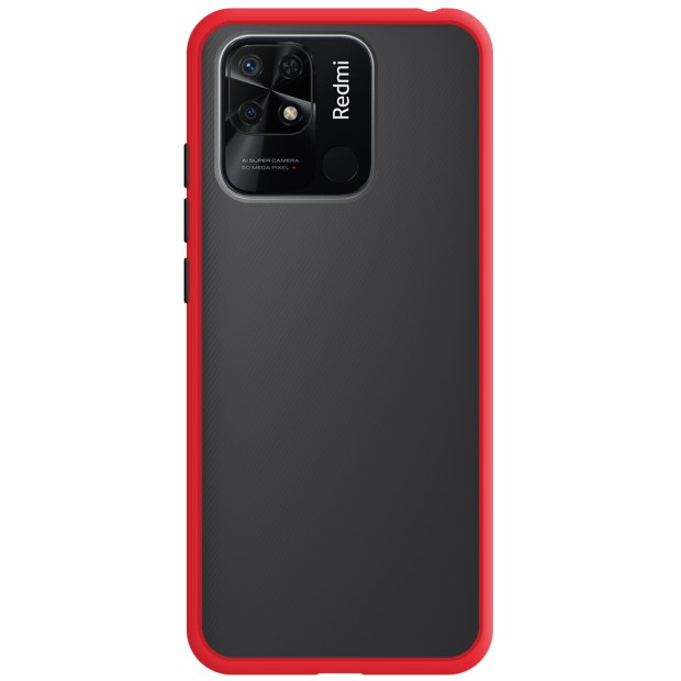 Силикон Totu Gingle Series Xiaomi Redmi 10C (Красный)