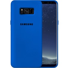 Силикон Original 360 Case Logo Samsung Galaxy S8 (Синий)