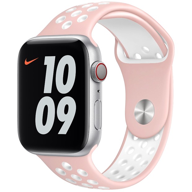Ремешок Nike Apple Watch 42 / 44 mm (Pink-White)