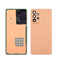 Задняя крышка для Samsung A536 Galaxy A53 (2022) Orange (жёлтая)