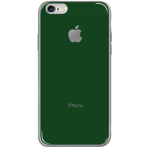 Силиконовый чехол Zefir Case Apple iPhone 6 / 6s (Темно-зелёный)