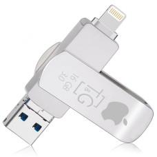 USB флеш-накопичувач 3в1 Touch & Go 007 Metal Series 16Gb (IOS / Android / Windows)