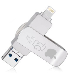 USB флеш-накопитель 3в1 Touch & Go 007 Metal Series 16Gb (IOS / Android / Wi..