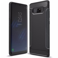 Силикон Soft Carbon Samsung Galaxy Note 8 (Чёрный)