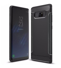 Силикон Soft Carbon Samsung Galaxy Note 8 (Чёрный)