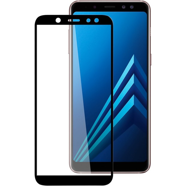 Защитное стекло 5D для Samsung Galaxy A6 Plus (2018) A605 Black
