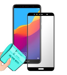 Защитное стекло 5D Ceramic Huawei Y5 Prime (2018) / Honor 7A / Y5 Lite (2018) Bl..