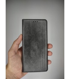 Чехол-книжка Leather Book Xiaomi Redmi Note 8 Pro (Серый)