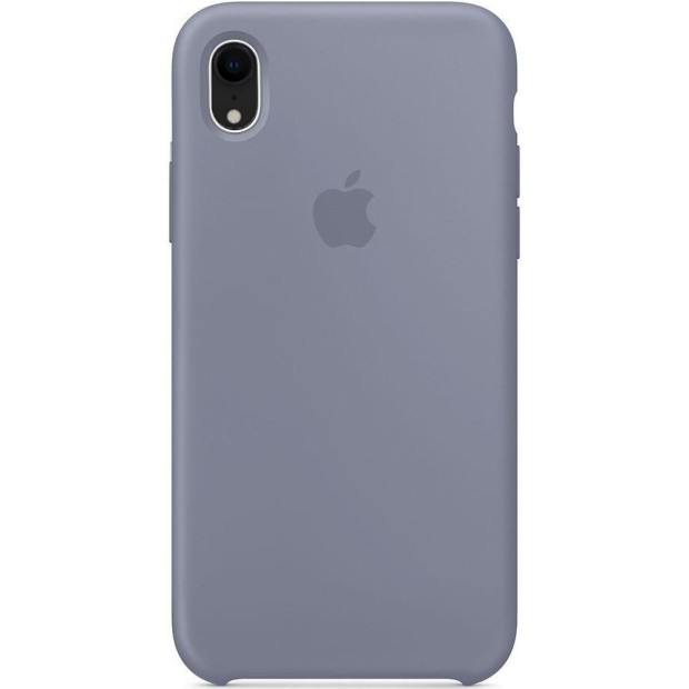 Чехол Silicone Case Apple iPhone XR (Lavender Gray)