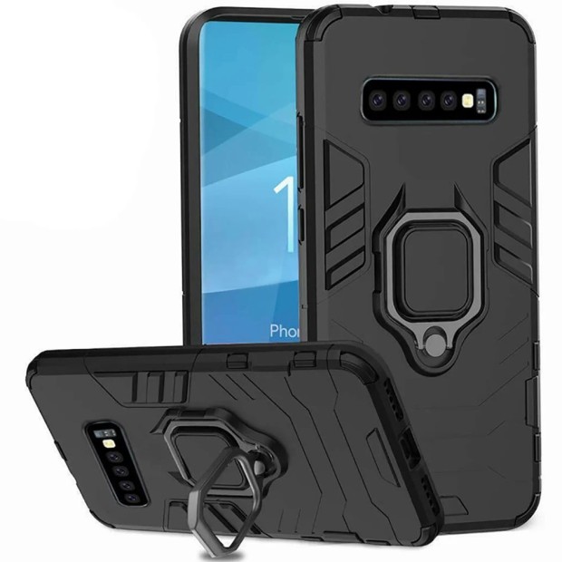 Бронь-чехол Ring Armor Case Samsung Galaxy S10 (Чёрный)