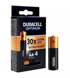 Батарейка Duracell LR06 AA MN1500 Optimum (4шт)